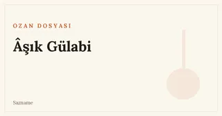 Bağlama tutan bir ozanın silüeti