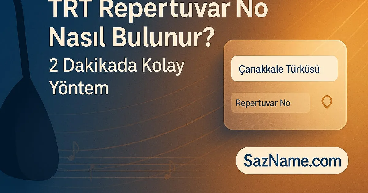 TRT repertuvar numarası bulma rehberi