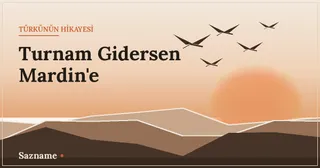 Karlı dağların üzerinde uçan turna sürüsü, sıcak gökyüzü, Anadolu tonları